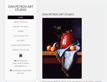 Tablet Screenshot of danpetrovart.com